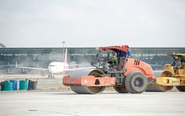 Đại công trường hơn 2000 tỷ cải tạo đường băng sân bay Quốc tế Nội Bài