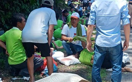 [Ảnh] Hiện trường vụ tai nạn khiến 9 người tử vong ở Quảng Bình, người tử vong, người bị thương nằm la liệt