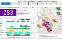 Hà Nội lại ô nhiễm không khí rất nghiêm trọng