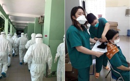 Loạt hình ảnh xúc động về y bác sĩ trước trận chiến mới chống lại Covid-19: Người tạm biệt con ốm vào Đà Nẵng cứu viện, người không ngại cắt phăng mái tóc dài