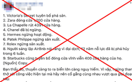 Sự thật về bài post "Các thương hiệu lớn bị đại dịch phá sập": Covid-19 kinh khủng thật, nhưng không phải thông tin nào cũng chính xác