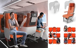 Cận cảnh khoang máy bay hạng phổ thông trong tương lai: Du khách có thể thoải mái nằm dài với thiết kế ghế ngồi hoàn toàn mới