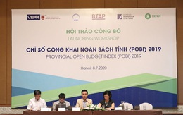 Công bố chỉ số công khai ngân sách tỉnh POBI 2019: Quảng Nam đứng đầu, Hòa Bình thấp nhất
