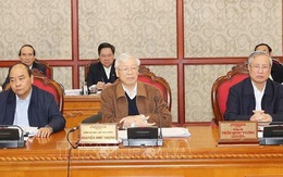 Chùm ảnh Tổng Bí thư, Chủ tịch nước chủ trì họp Bộ Chính trị
