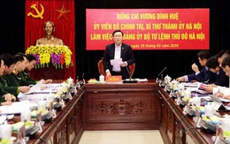 Bí thư Thành ủy Hà Nội Vương Đình Huệ giữ chức Bí thư Đảng ủy Bộ Tư lệnh Thủ đô Hà Nội