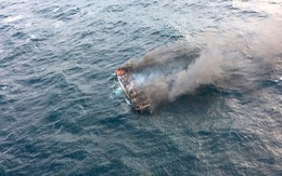 5 người Việt mất tích trong vụ cháy tàu cá ngoài khơi đảo Jeju