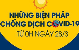 Từ 0h ngày 28/3, đây là những gì bạn cần biết để chung tay cùng cả nước phòng chống dịch Covid-19