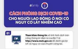 Nếu phải đi làm tại nơi có nguy cơ lây nhiễm COVID-19, người dân cần thực hiện đầy đủ 8 việc QUAN TRỌNG này