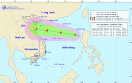 Áp thấp nhiệt đới hướng vào miền Trung, khả năng mạnh lên thành bão
