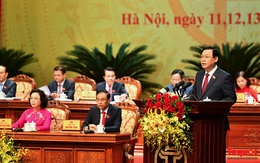 497/497 đại biểu dự Đại hội giới thiệu ông Vương Đình Huệ tái đắc cử chức Bí thư Thành ủy Hà Nội
