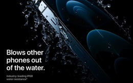 Có thể ngâm nước ở độ sâu tới 6m nhưng iPhone 12 vẫn chỉ đạt chuẩn IP68 (chứ không phải IP68+)