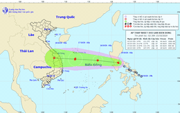 Áp thấp nhiệt đới có thể mạnh lên thành bão, hướng vào Miền Trung