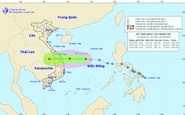 Áp thấp nhiệt đới có khả năng mạnh thêm, sẽ đổ bộ vào Đà Nẵng - Khánh Hòa