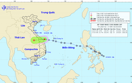 Áp thấp nhiệt đới có gió giật cấp 8 áp sát ven biển Đà Nẵng - Quảng Ngãi
