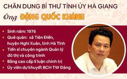 [Infographic]: Chân dung Bí thư Tỉnh ủy Hà Giang Đặng Quốc Khánh