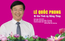 Ông Lê Quốc Phong làm Bí thư Tỉnh ủy Đồng Tháp