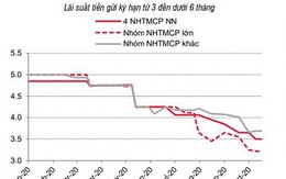 SSI Research: Lãi suất sẽ đi ngang hoặc giảm 10-30 điểm cơ bản