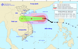 Bão số 8 giật cấp 13, đang cách quần đảo Hoàng Sa 160km