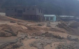 Hiện trường tìm kiếm nạn nhân bị vùi lấp trong thảm họa sạt lở ở Trà Leng, Nam Trà My