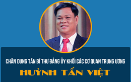 Infographic: Chân dung tân Bí thư Đảng ủy Khối các cơ quan Trung ương Huỳnh Tấn Việt