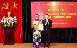 Trao quyết định bổ nhiệm bà Bạch Liên Hương làm Giám đốc Sở LĐTB&XH Hà Nội