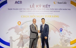 VCBS: ACB nhận được phí trả trước lên tới 8.500 tỷ đồng từ thỏa thuận bancassurance độc quyền với Sun Life