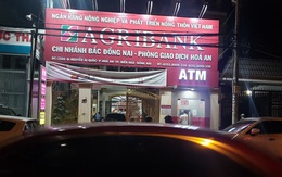 Phòng giao dịch Agribank ở Đồng Nai bị cướp tấn công