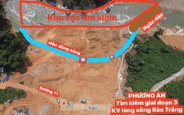 Sông Rào Trăng được nắn chỉnh như thế nào để tìm 12 nạn nhân mất tích?