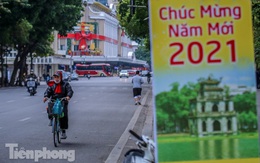 Hà Nội thanh bình trong buổi sáng cuối cùng năm 2020