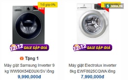 Máy giặt lồng ngang Electrolux, Samsung, LG... ngày càng rẻ, nhiều mẫu giảm sốc 50% về còn 5 triệu đồng