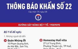 Khẩn tìm người đến 5 địa điểm và 2 chuyến bay Đà Nẵng đến TPHCM, Buôn Ma Thuột