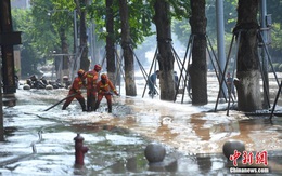 Trung Quốc lại hứng đợt mưa mới, sông Hoàng Hà nâng mức cảnh báo