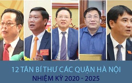 Chân dung 12 Bí thư các quận ở Hà Nội
