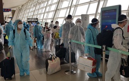 Hai chuyến bay đưa gần 380 công dân Việt Nam từ Hàn Quốc về nước an toàn
