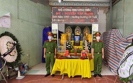 Thăng quân hàm Thượng sỹ cho chiến sỹ cảnh sát cơ động ở Bắc Giang hy sinh khi làm nhiệm vụ