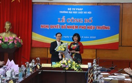 Đại học Luật Hà Nội có tân Phó hiệu trưởng