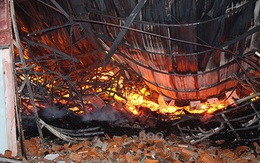 Bình Định: Cháy lớn tại xí nghiệp gỗ rộng hơn 28.000m2, lô hàng chuẩn bị xuất khẩu bị thiêu rụi