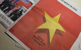 Báo quốc tế in quốc kỳ Việt Nam trên nguyên trang và dành 6 trang nói về "Ngôi sao đang lên của châu Á"