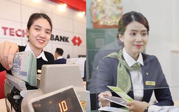 So găng thu nhập nhân viên Vietcombank và Techcombank