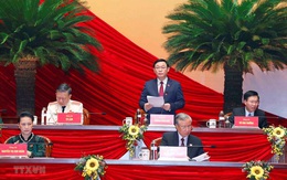 Ông Vương Đình Huệ điều hành phiên thảo luận Văn kiện Đại hội XIII
