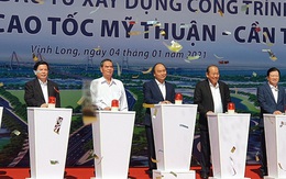 Thủ tướng phát lệnh khởi công tuyến cao tốc Mỹ Thuận - Cần Thơ