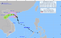 Bão số 7 cách đảo Bạch Long Vĩ khoảng 100km gió giật cấp 10
