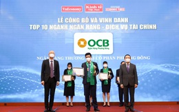 OCB vào top 10 thương hiệu mạnh Việt Nam ngành ngân hàng