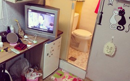 Nữ sinh review phòng trọ hộp diêm dành cho sinh viên nghèo ở Hàn Quốc: Giá 8 triệu/ tháng, chỉ rộng 3m2, toilet bên cạnh giường ngủ