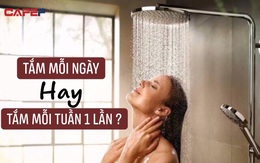 Tắm mỗi ngày hay mỗi tuần 1 lần thì tốt cho sức khoẻ ? Đều tốt nhưng phải lưu ý những điều này nếu không sẽ gây nguy hiểm