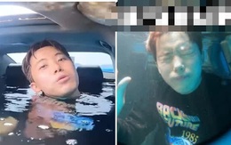 Làm thí nghiệm mạo hiểm, tự dìm ô tô xuống nước rồi livestream cách thoát thân, nam YouTuber khiến người xem hoảng sợ