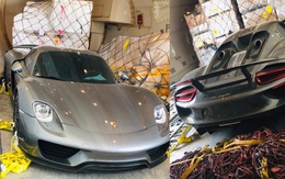 Đại gia Việt chơi lớn: Dùng máy bay chở siêu xe trăm tỷ Porsche 918 Spyder về nước