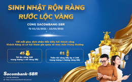 Sinh nhật rộn ràng - rước lộc vàng cùng Sacombank-SBR