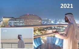 Bức ảnh chấn động UAE: 5 năm từ sa mạc thành đại công trình hoa mỹ đồ sộ bậc nhất thế giới