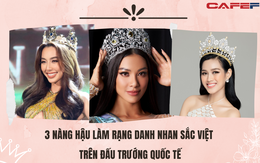 3 "nàng hậu" làm nức lòng người hâm mộ cuối năm 2021: Tài sắc vẹn toàn, đại diện Việt Nam “mang chuông đi đánh xứ người” và gặt hái thành tựu